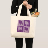 Lila Puggy Tragetaschen (Vorderseite (Produkt))