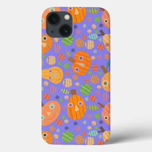 Lila Pumpkin-Patch Case-Mate iPhone Hülle (Rückseite)