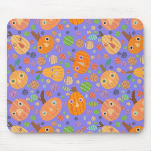 Lila Pumpkin-Patch Mousepad (Vorne)