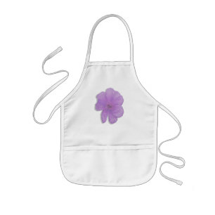 Lila Punch/PopArt-Blume Kinderschürze