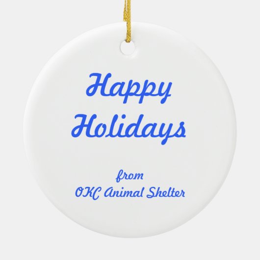 Lila Punkt siamesisch Keramikornament (Hinten)