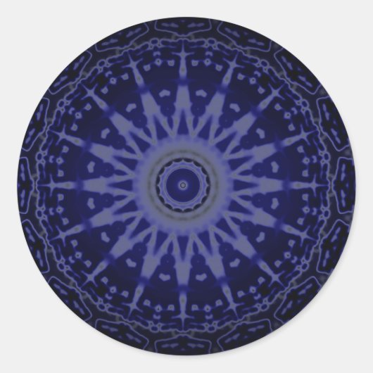 Lila Punkte Design Aufkleber (Vorderseite)