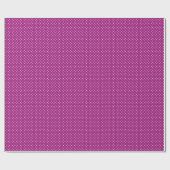 Lila Punkte-Muster Geschenkpapier (Flach)