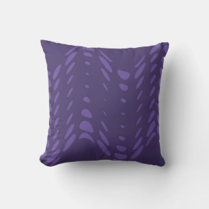 Lila Punkte Retro Art Design Abstrakte Kissenhülle Kissen