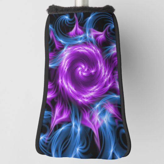 Lila Putterabdeckung für Swirbeldesign Golf Headcover (Rotieren 90)