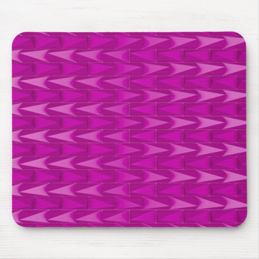 Lila Pyramiden Mousepad (Vorne)