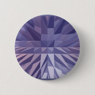 Lila Pyramiden Pinback Button