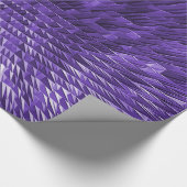 Lila Pyramidenstadt...... Geschenkpapier (Ecke)