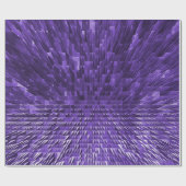 Lila Pyramidenstadt...... Geschenkpapier (Flach)