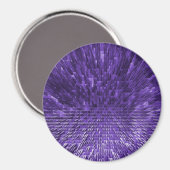 Lila Pyramidenstadt...... Magnet (Vorderseite/Rückseite)