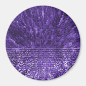 Lila Pyramidenstadt...... Magnet (Vorne)