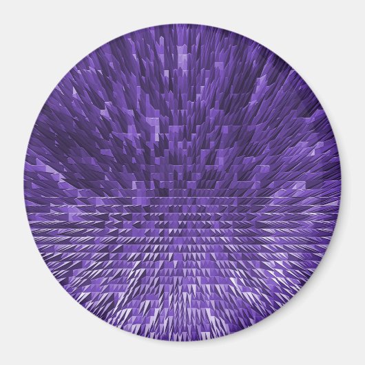 Lila Pyramidenstadt...... Magnet (Vorne)