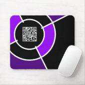 lila QR-Code Mousepad (Mit Mouse)