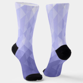 Lila Quadrat Socken