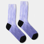 Lila Quadrat Socken (Rechts)