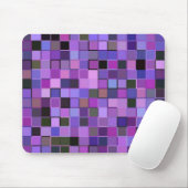 Lila Quadrate Mousepad (Mit Mouse)
