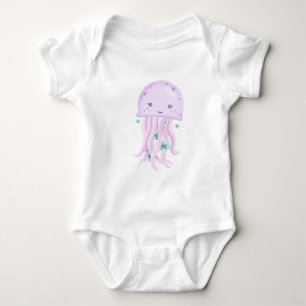 Lila Qualle Baby Strampler