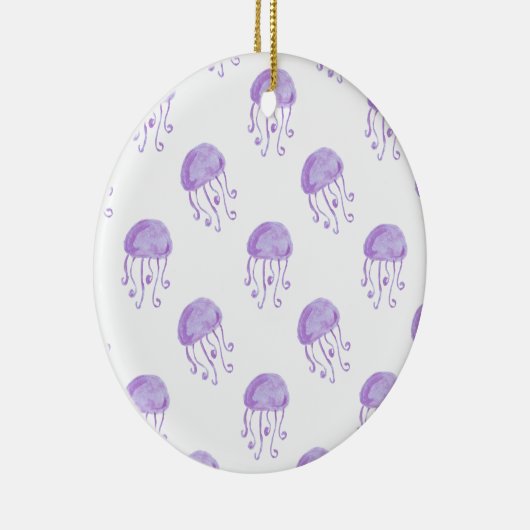 lila Qualle Keramik Ornament (Rechts)