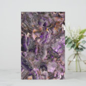 Lila Quarz Briefpapier (Stehend Vorderseite)