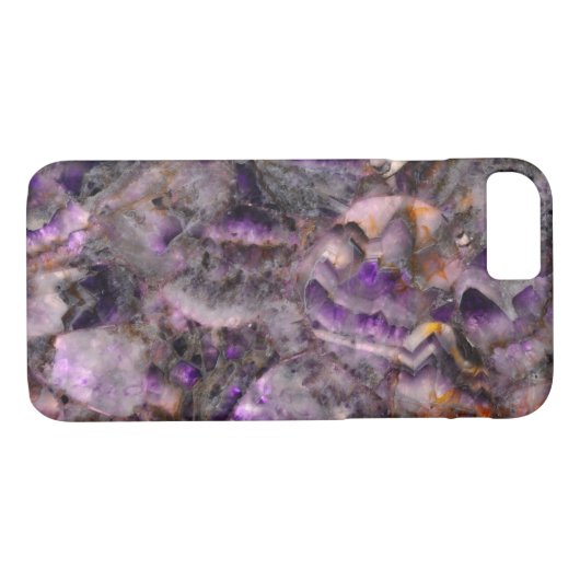 Lila Quarz Case-Mate iPhone Hülle (Rückseite (Horizontal))