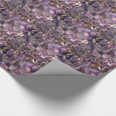 Lila Quarz Geschenkpapier (Ecke)