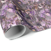 Lila Quarz Geschenkpapier (Rolleneckpunkt)