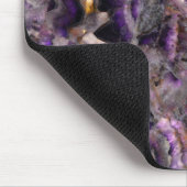 Lila Quarz Mousepad (Ecke)