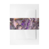 Lila Quarzglas lila Granit lila Steinmarmor Einladungsbanderole (Vorderseite Beispiel)