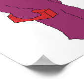 lila Quasimoto Poster (Ecke)