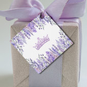 Lila Quinceanera Vielen Dank Geschenkanhänger
