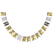 Lila Quinceñera-Feier Wimpelkette (Alle)