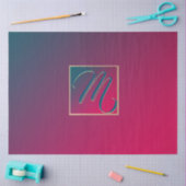 Lila Radient Monogramm Seidenpapier (Basteln)