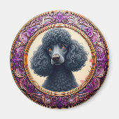 Lila Rahmen Magnet (Vorne)