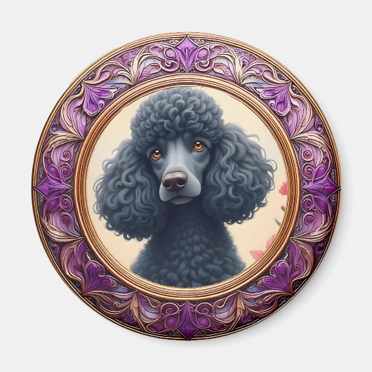 Lila Rahmen Magnet (Vorne)