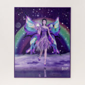 Lila Rain Fairy Jigsaw Puzzle (Vertikal)