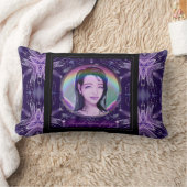 Lila Rain Fairy Lendenkissen (Decke)