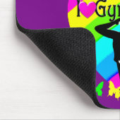 LILA RAINBOW I LIEBE GYMNASTICS-DESIGN MOUSEPAD (Ecke)