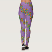 Lila Rainbow Lollipop Candy Lollipops Lolly Leggings (Rückseite)