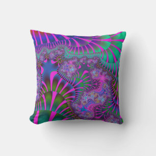 Lila Rainbow Melt Kissen