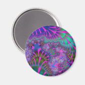 Lila Rainbow Melt Magnet (Vorderseite/Rückseite)