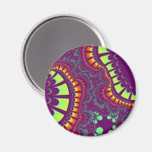 Lila Rainbow Remix Magnet (Vorderseite/Rückseite)