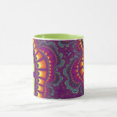 Lila Rainbow Remix Tasse (Zentrum)