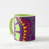 Lila Rainbow Remix Tasse (Vorderseite Links)