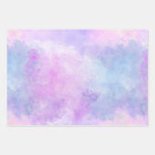 Lila Rainbow Unicorn Geschenkpapier Set (Vorderseite)