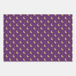 Lila Ramadan Eid Happy Eid Islamic Geschenkpapier Set