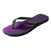 Lila Rauch-Flip-Flops Badesandalen (Schrägansicht)