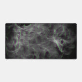 Lila Rauch und Flammen Abstrakte Kunstmatte Schreibtischunterlage (Vorderseite)