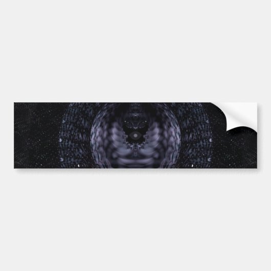 Lila Raum Autoaufkleber (Vorne)