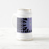 Lila Raum Bierglas (Vorderseite Links)