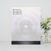Lila Raum Briefbogen (Stehend Vorderseite)